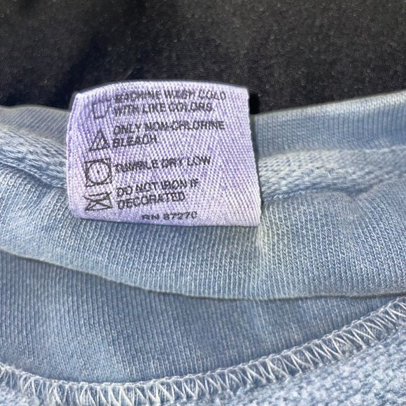 Florida Theta Comfort Colors Blue Sweatshirt Size Medium - Picture 4 of 4